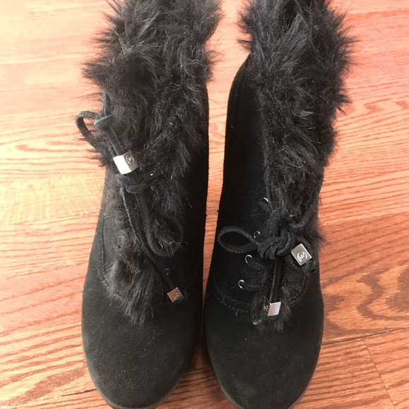 Michael Kors high heels leather ankle boot - Picture 3 of 8